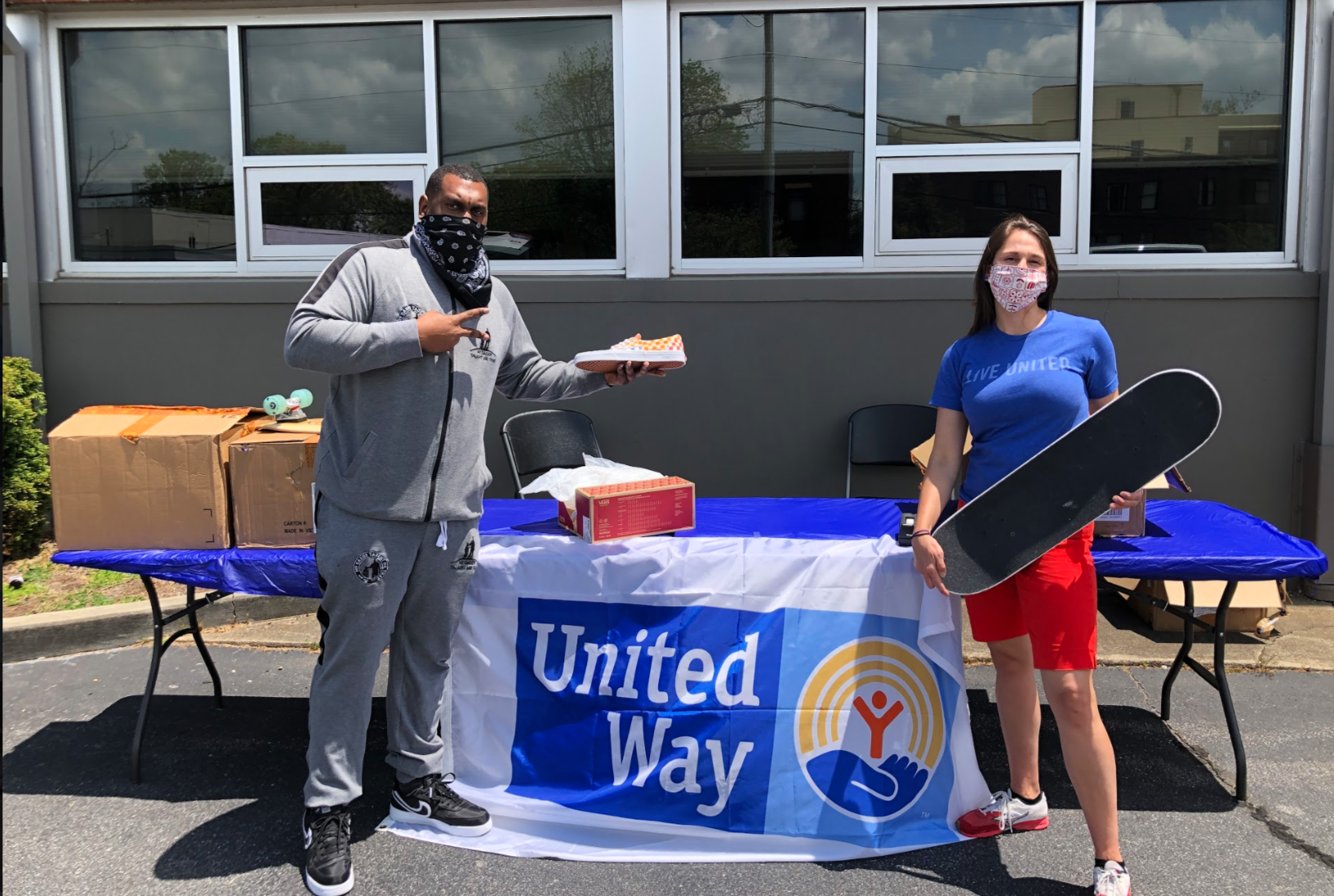 United Way Asheville Vans Donation Volunteer