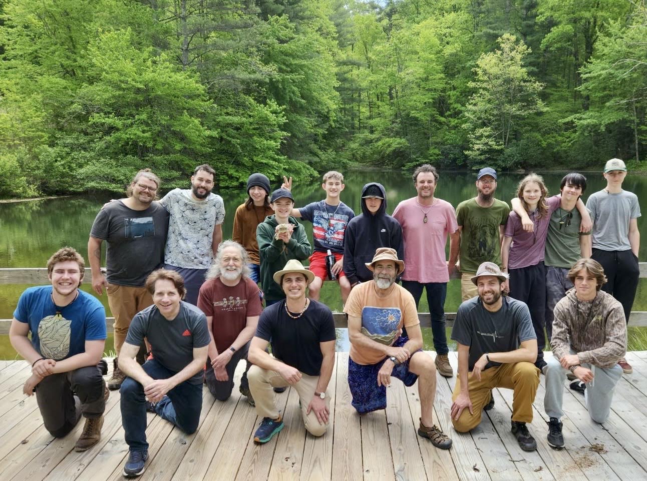 Journeymen at a group retreat 