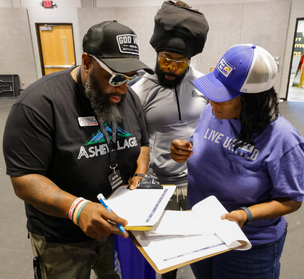 Aisha Shepherd getting providing direct assistance funds to local partners