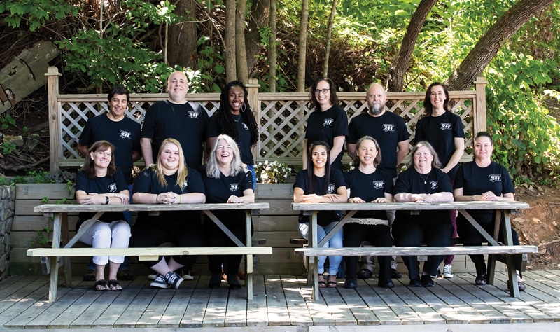 2-1-1 team members from the Asheville Call Center