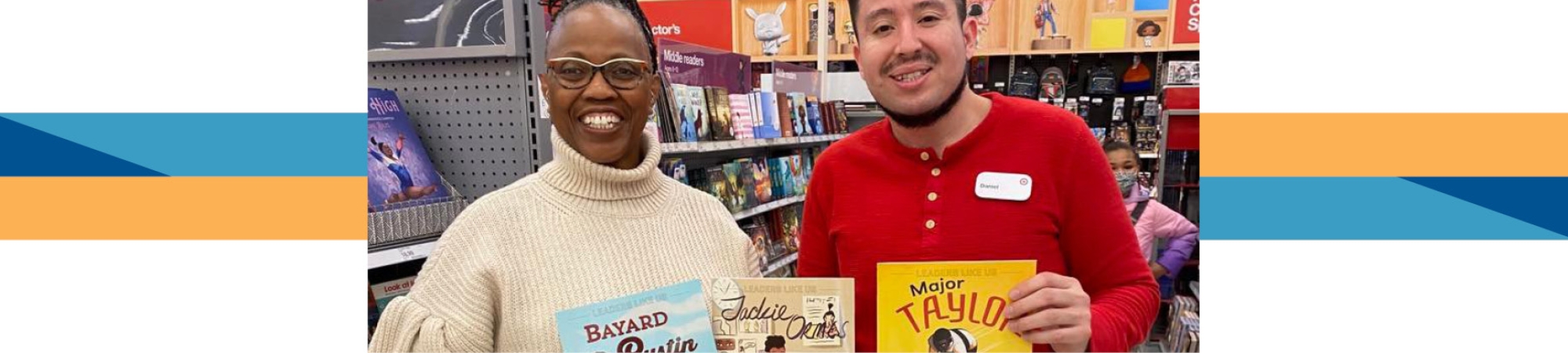 Jp Miller at an Atlanta area Target where her books are being sold